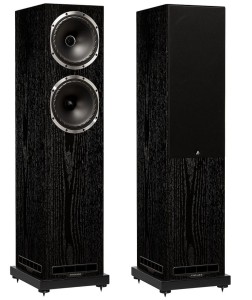 Fyne Audio F502S Natural Wood Black Oak Czarny Naturalny Dąb