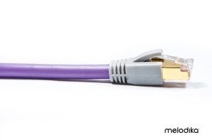 Melodika Purple MDLAN03 Kabel sieciowy Ethernet F/UTP RJ45, 0,7m  